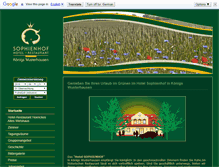 Tablet Screenshot of hotelsophienhof.de